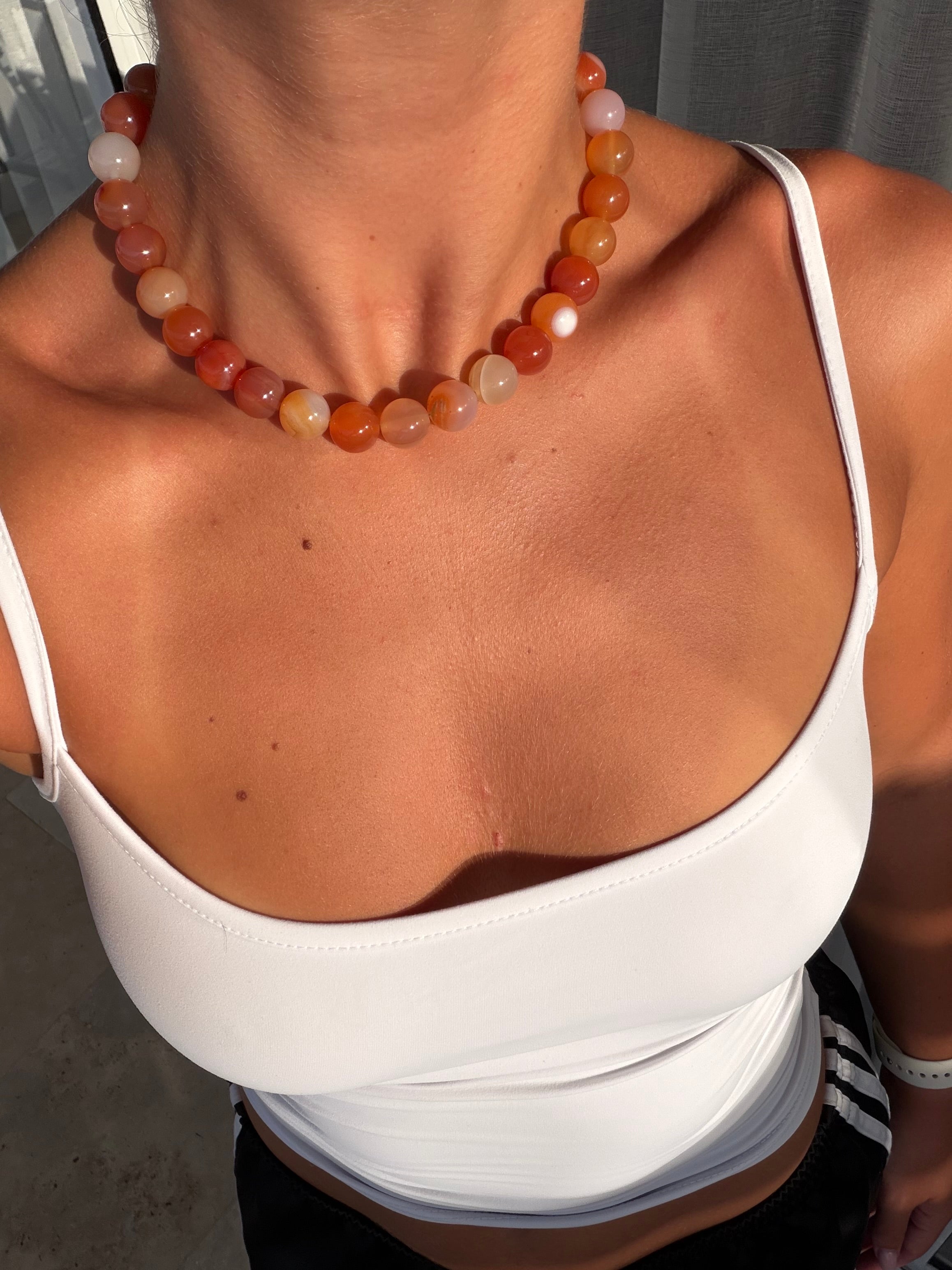 Red Carnelian Necklace