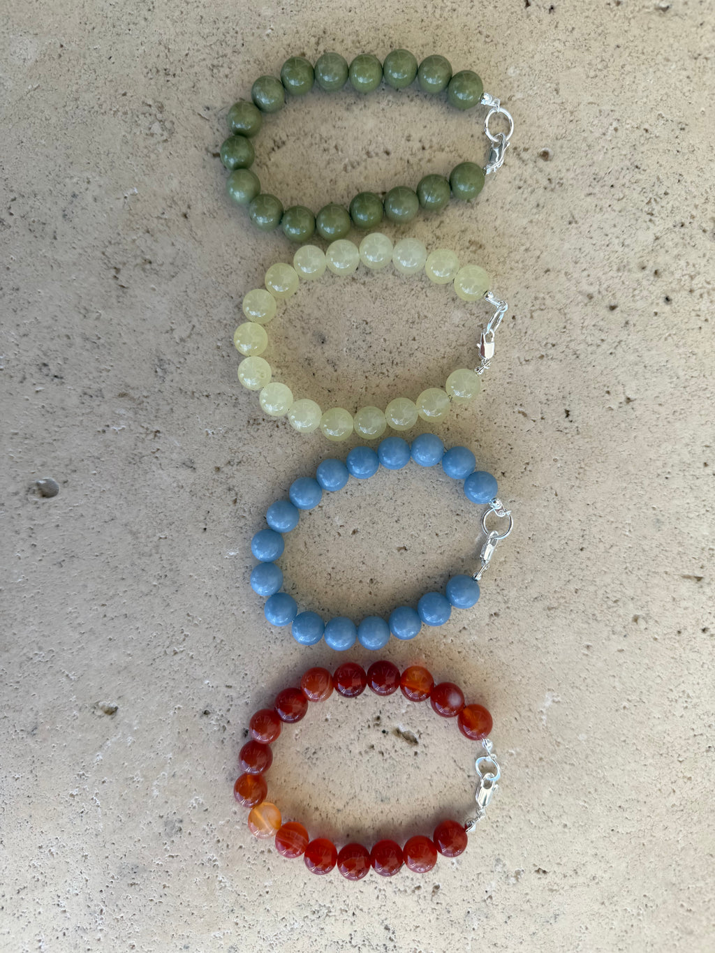 Beaded Bracelet Silver