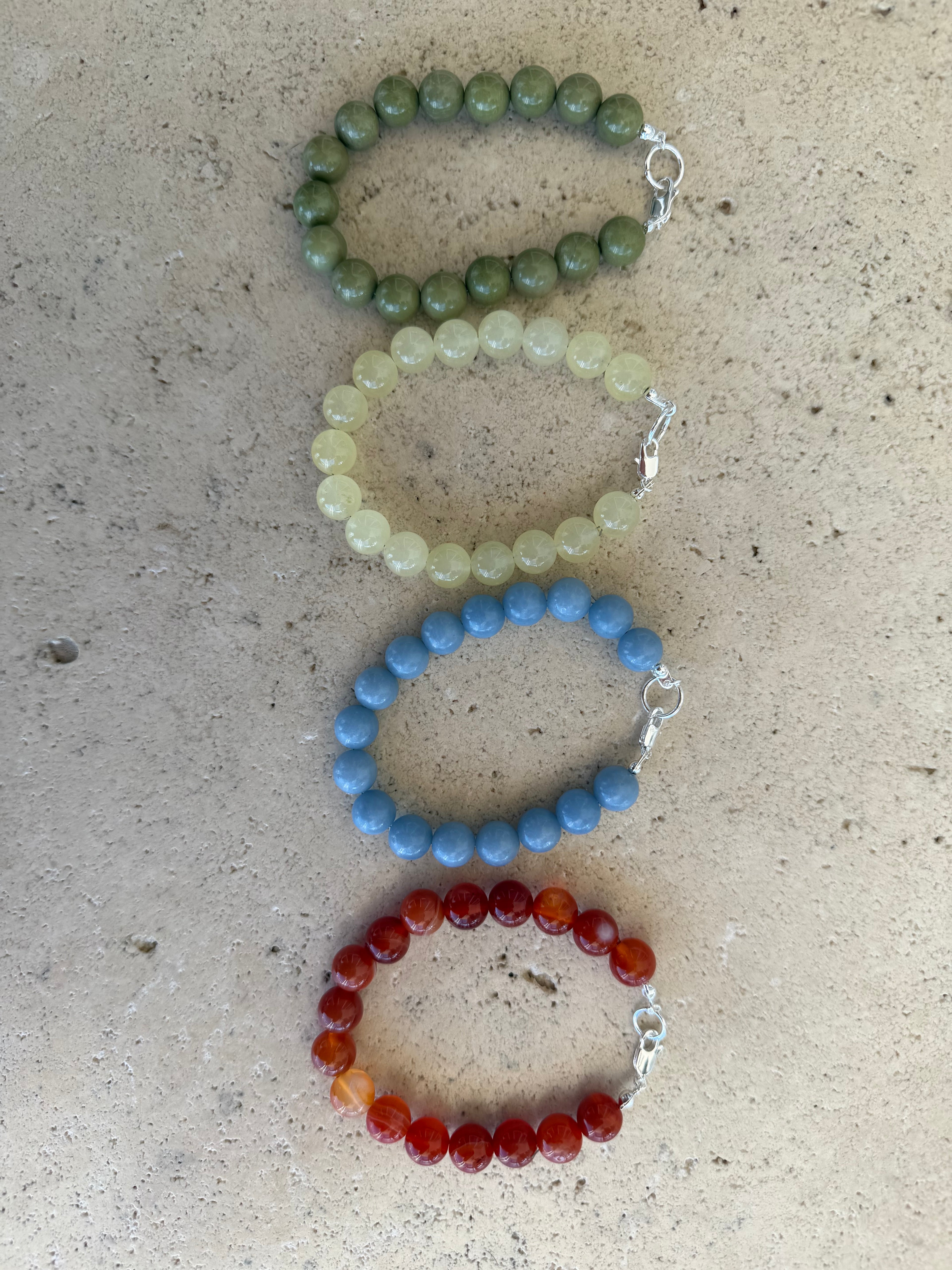 Beaded Bracelet Silver