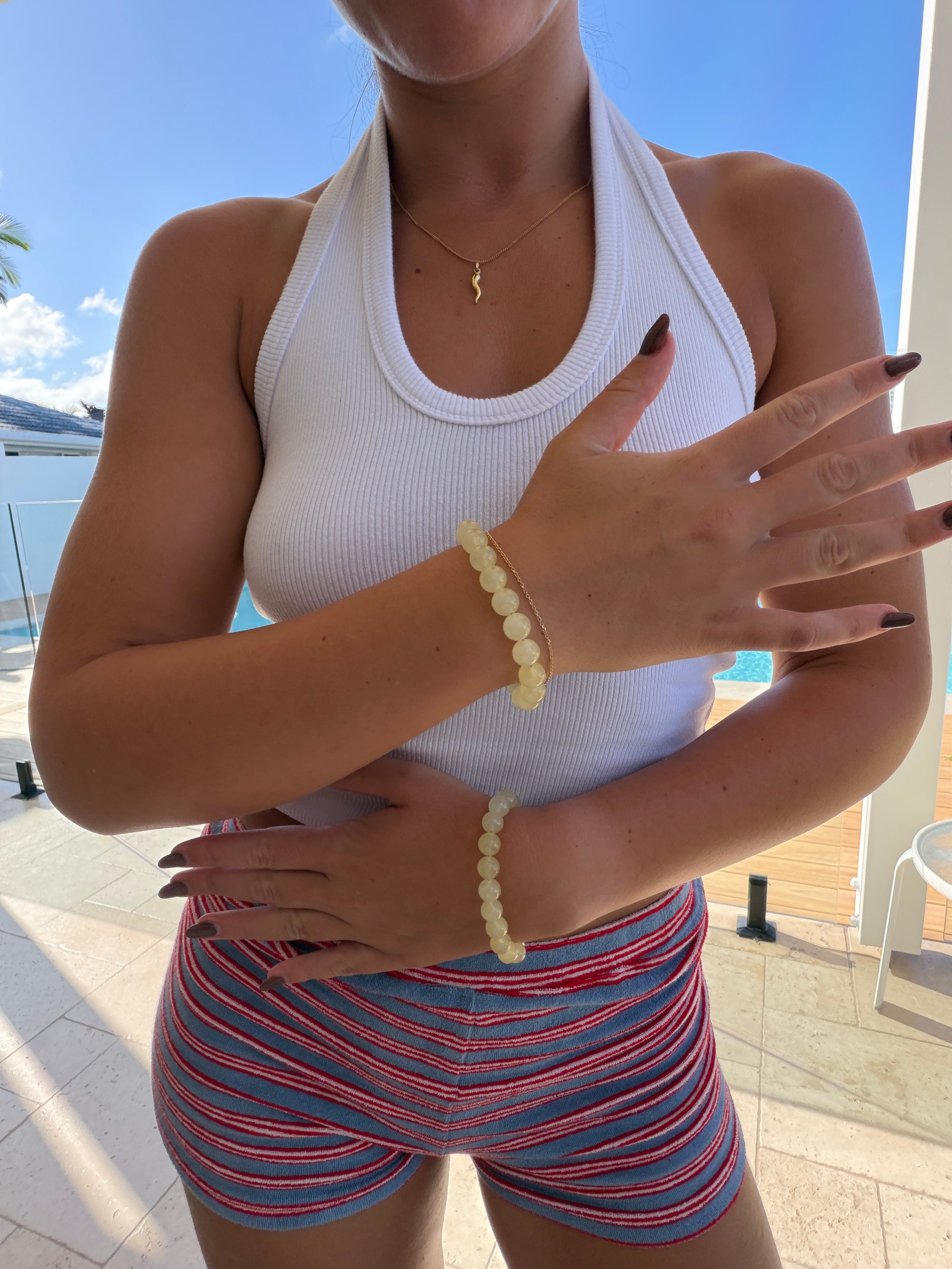 Beaded Bracelet Gold