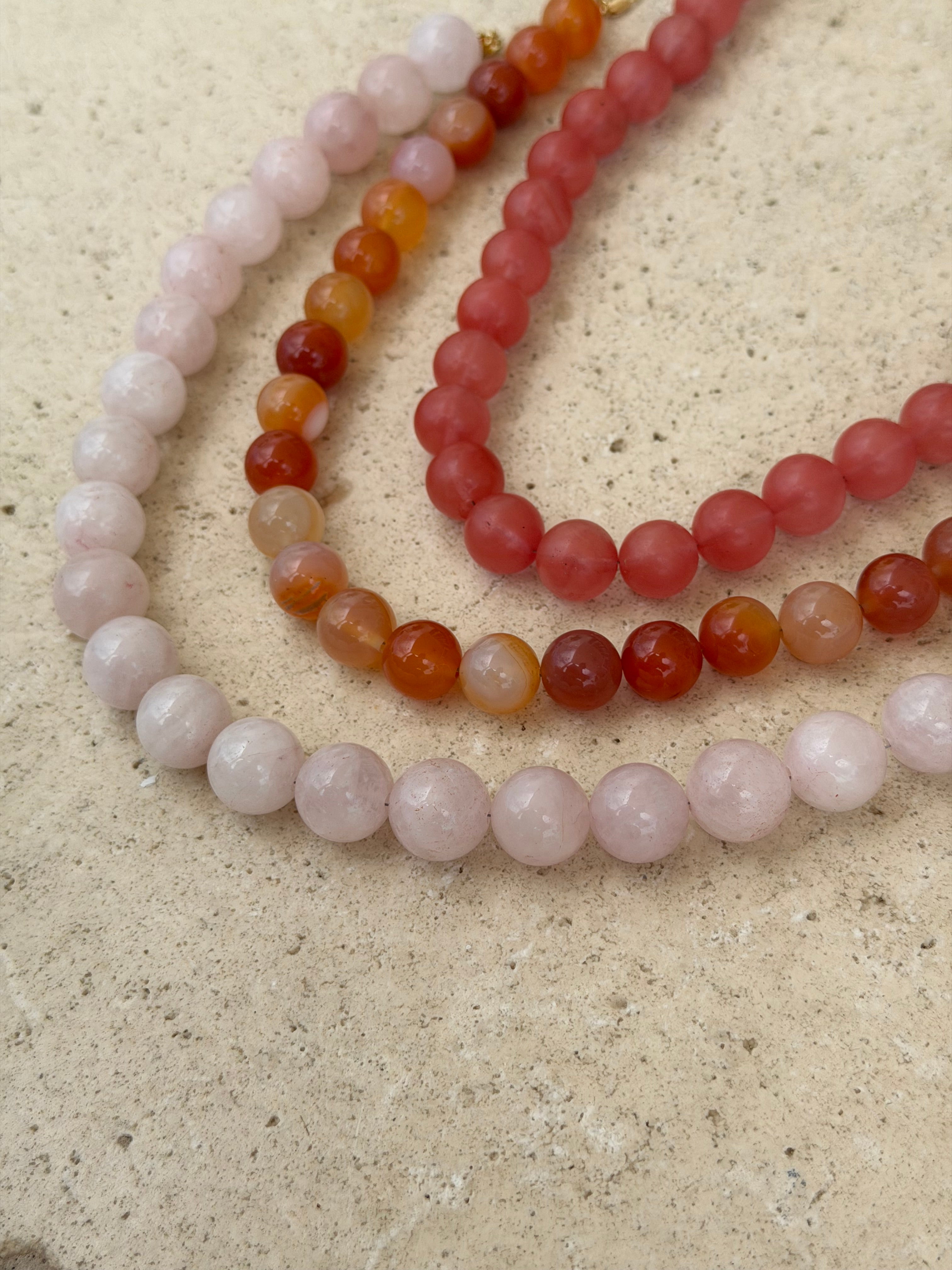 Cherry Quartz Necklace
