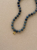 Blue Aventurine Initial Necklace