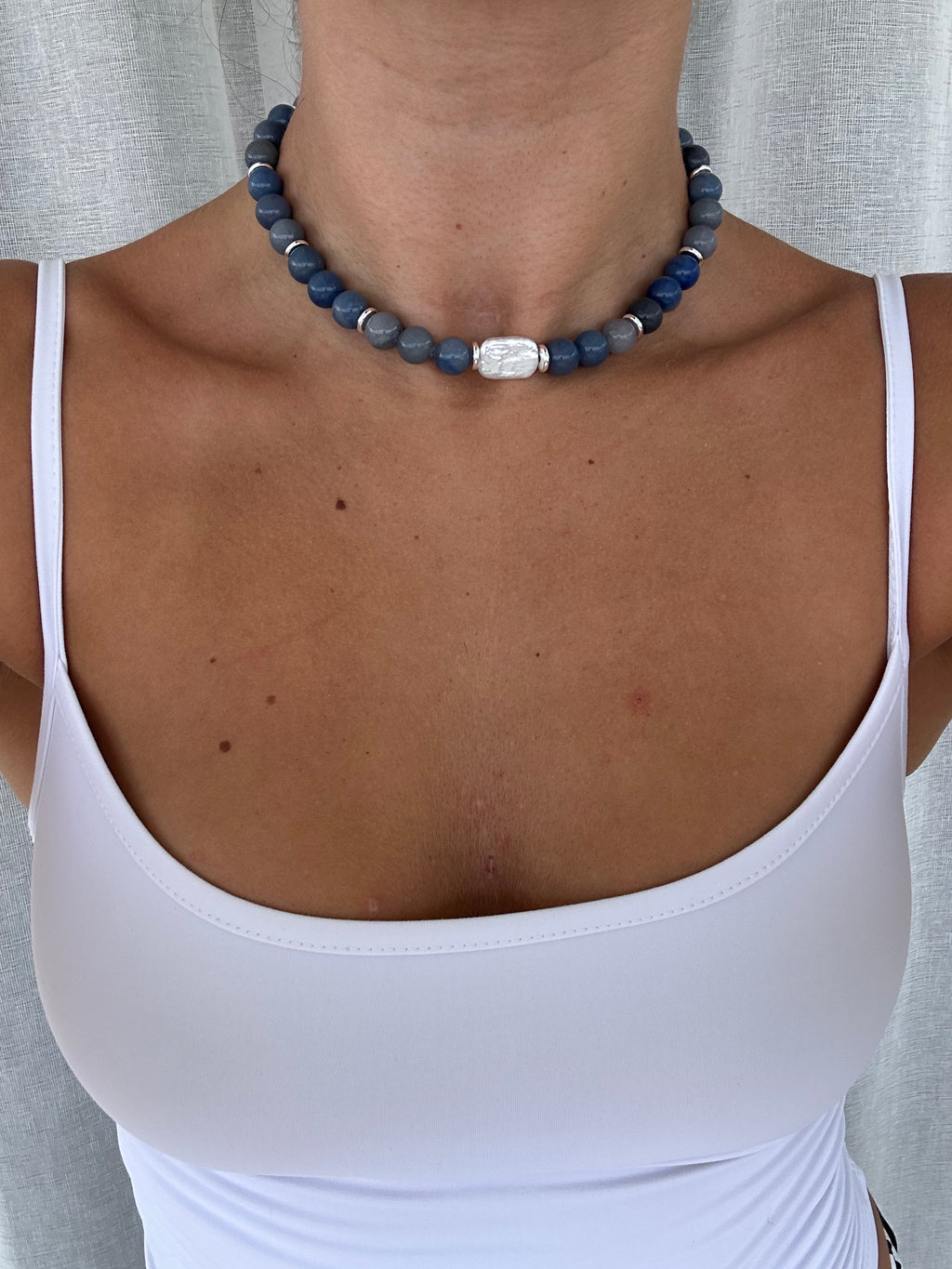 Elara Necklace Silver